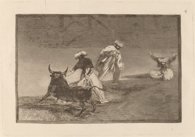 Capean otro encerrado by Francisco de Goya